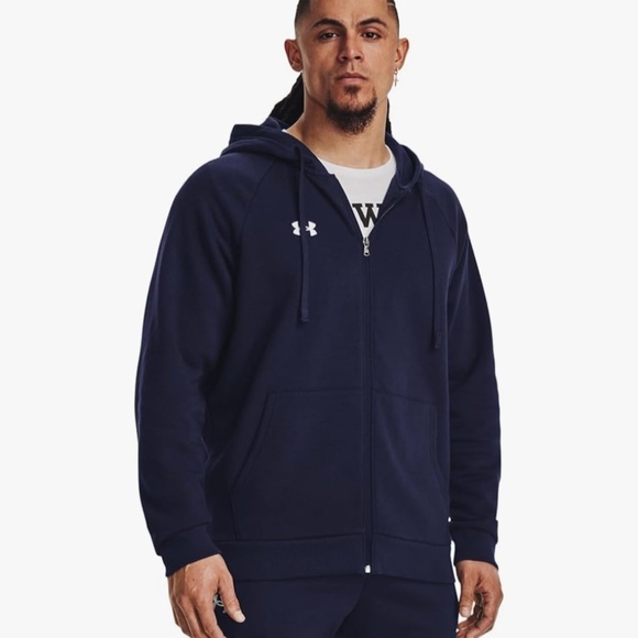Under Armour Men's XL Rival Fleece Full Zip Hoodie - Picture 2 of 4